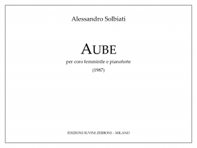 AUBE (coro e pianoforte) image